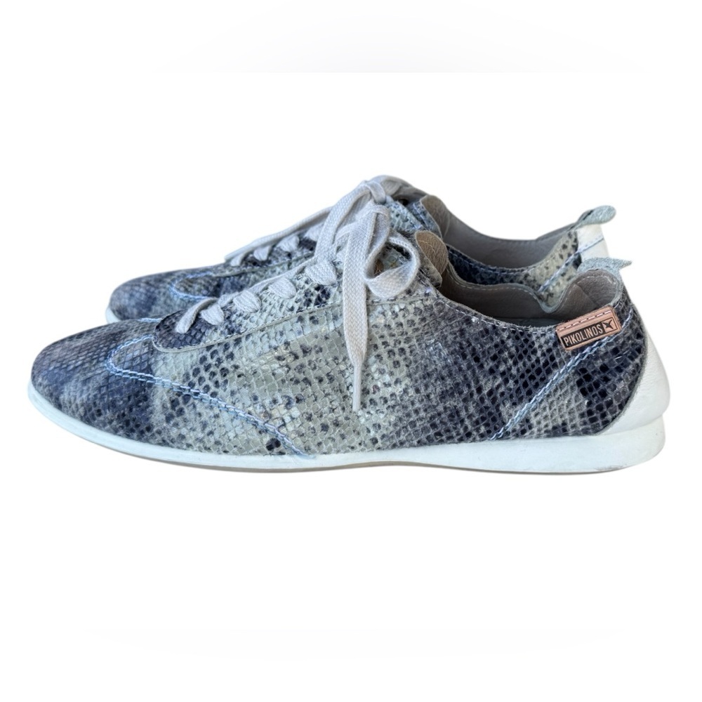 Pikolinos Snake Print Low Flexible Comfort Sneaker - Picture 2 of 12